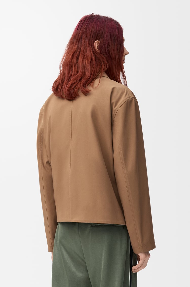 LOEWE Chaqueta Workwear en algodón Beige
