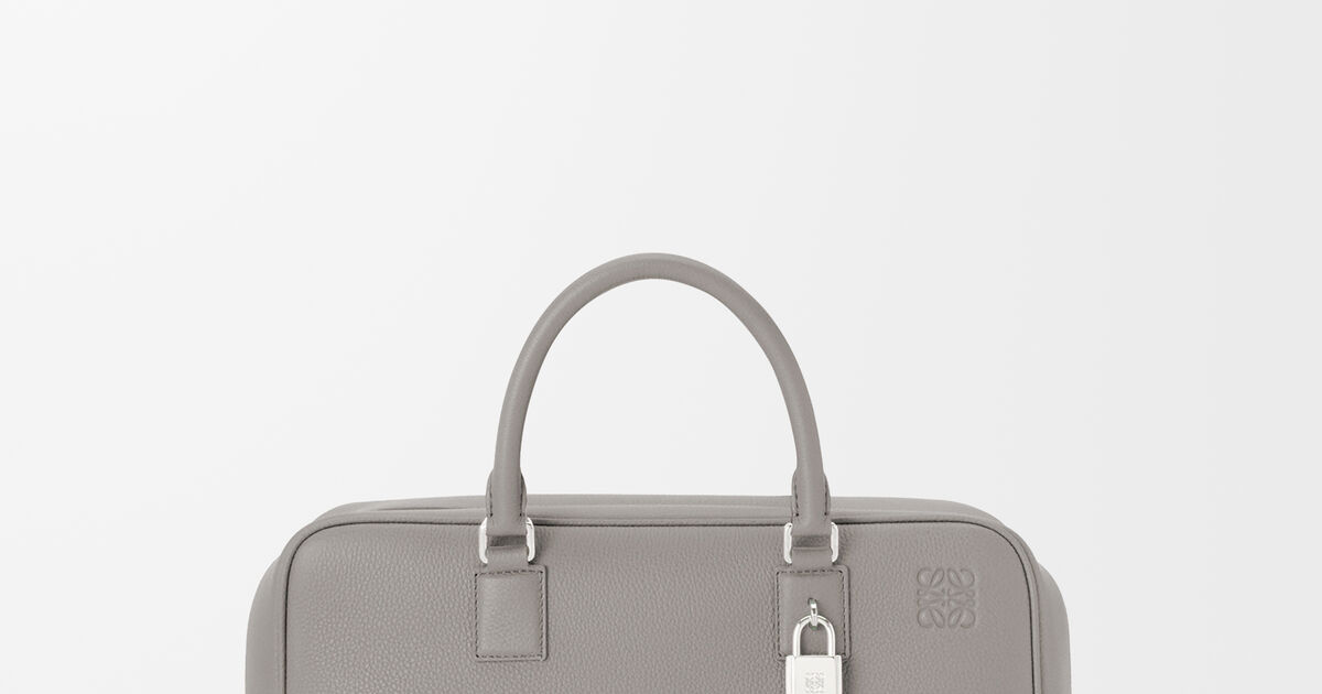 アマソナ28 バッグ（ソフトグレインカーフ） グレー - LOEWE