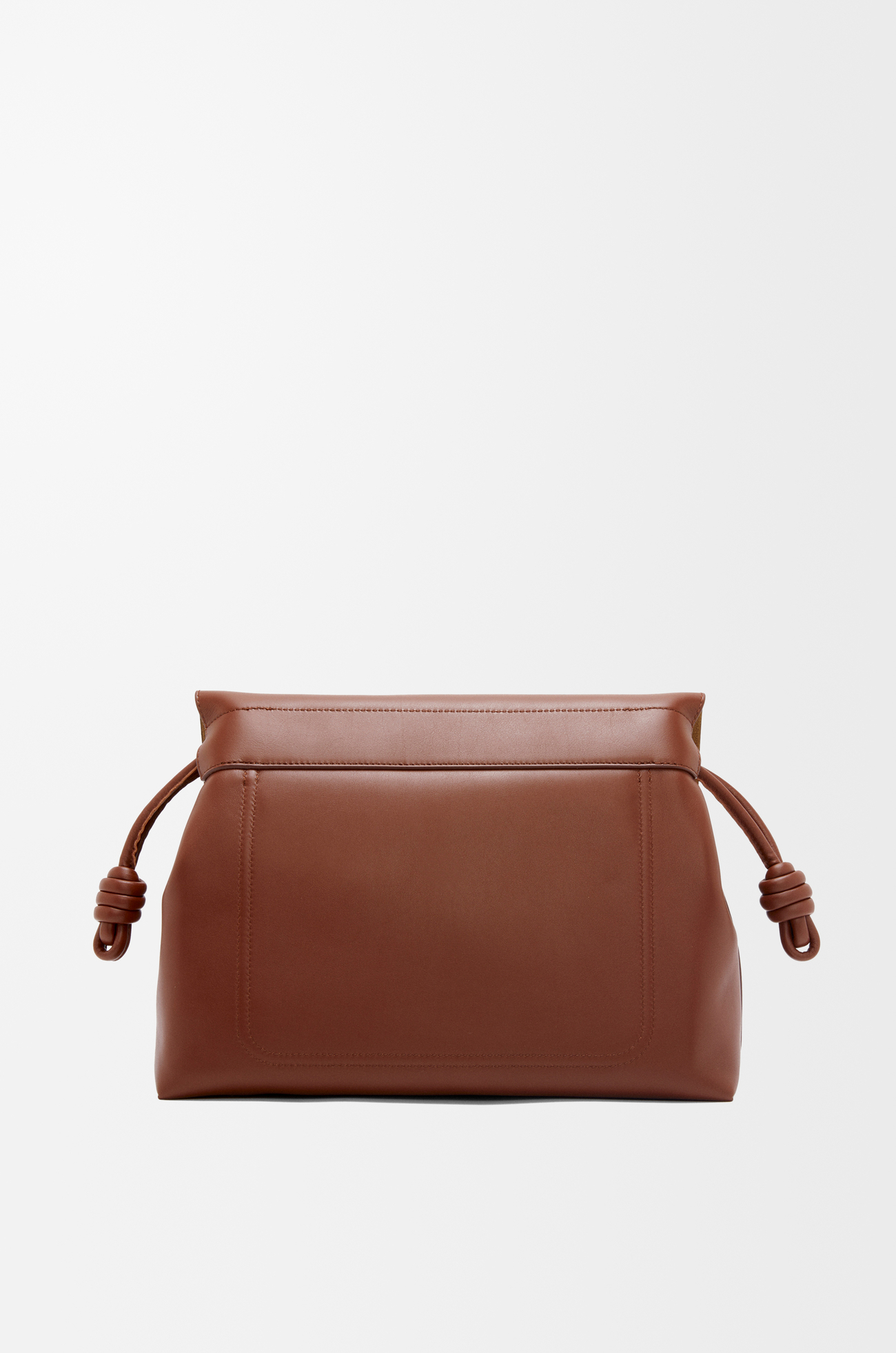 LOEWE Flamenco satchel in shiny supple calfskin Brownie plp_rd