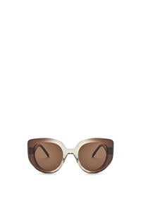 LOEWE Butterfly sunglasses in acetate Gradient Brown