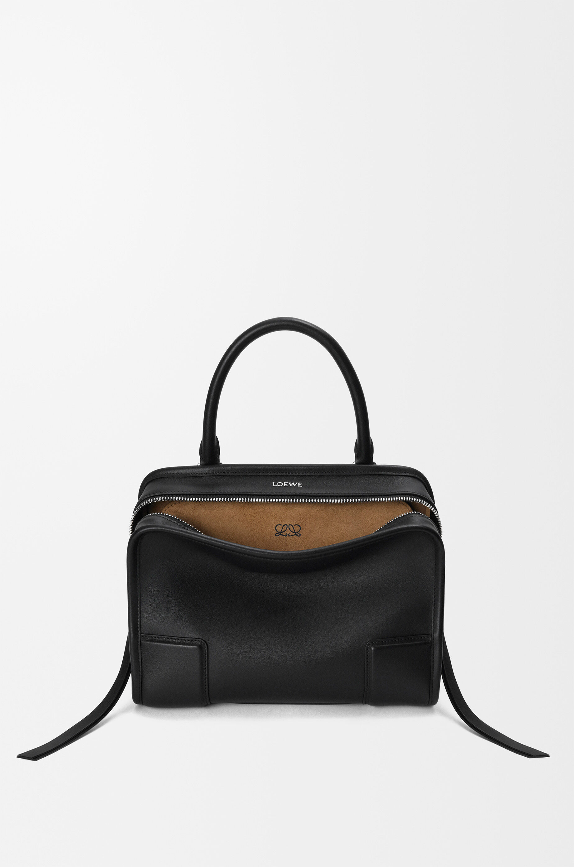 Small Amazona 180 bag in soft calfskin Black - LOEWE USA Official