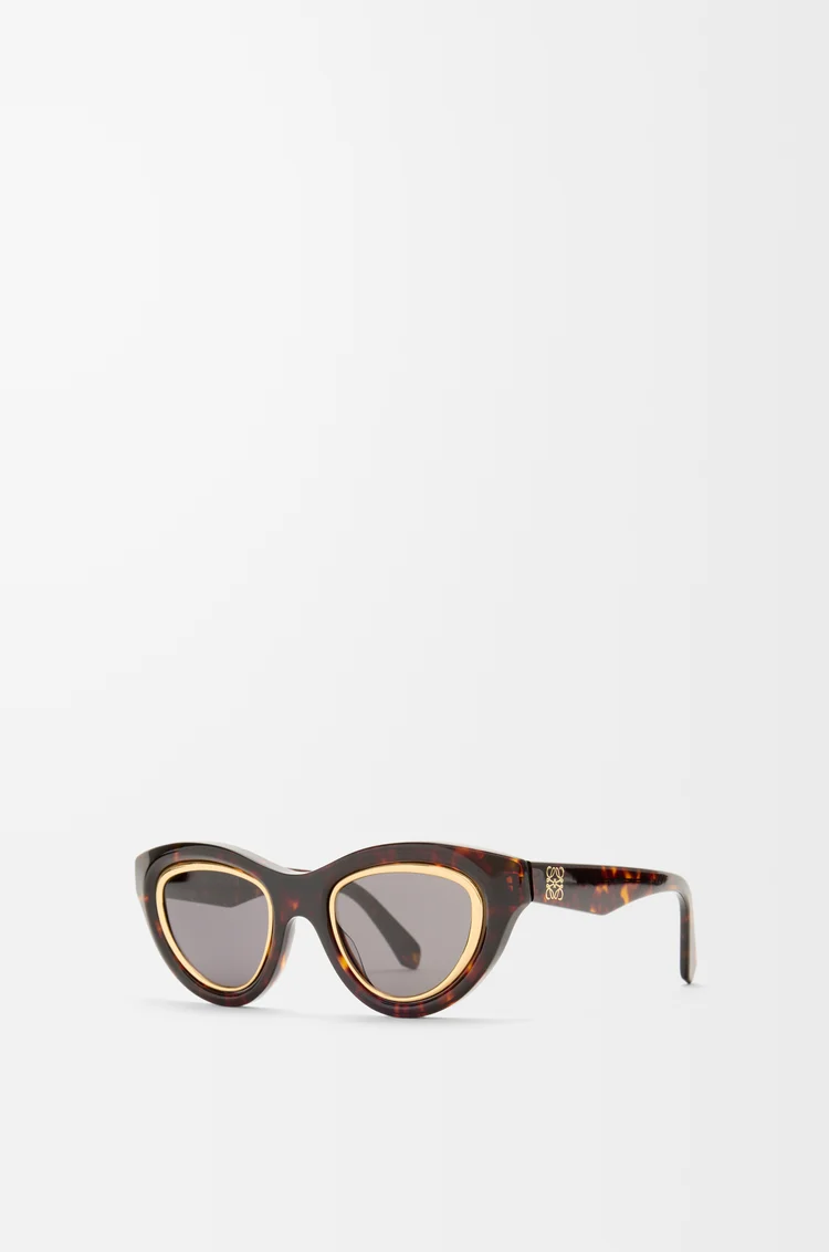 LOEWE Mini Anagram Cateye sunglasses Havana