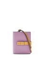 LOEWE Compact zip wallet in soft grained calfskin Guimauve/Gold