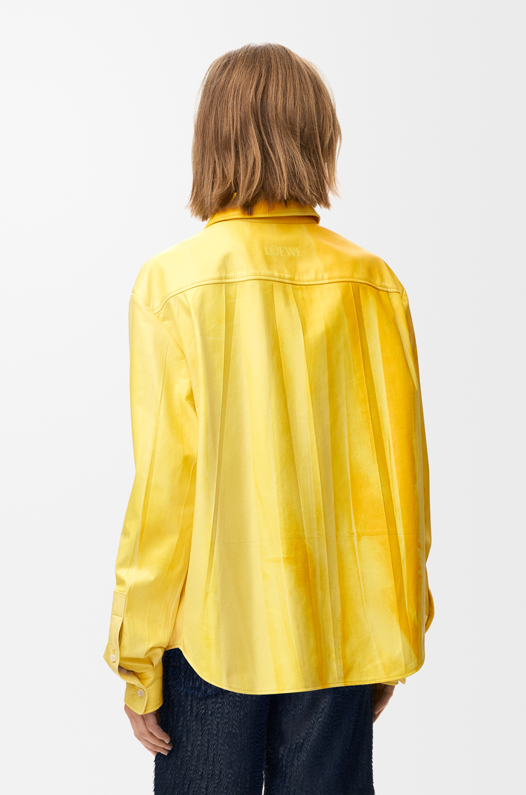 LOEWE Shirt in nappa lambskin Yellow