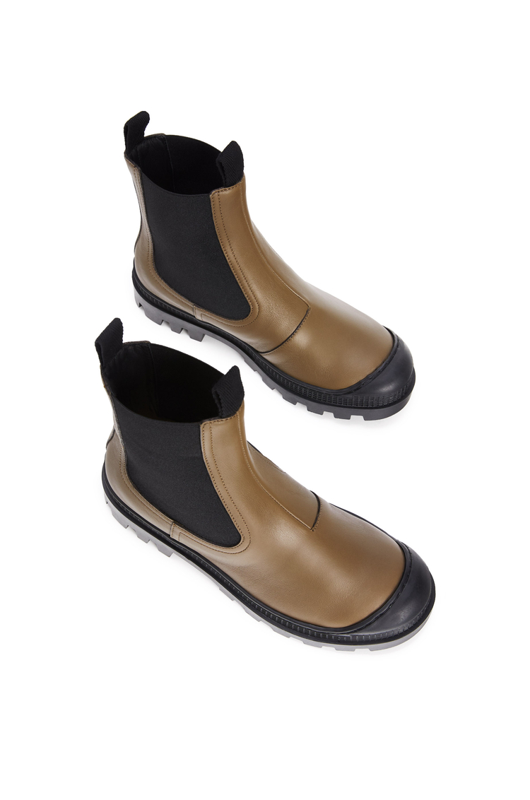 LOEWE Chelsea boot in calfskin Khaki Green