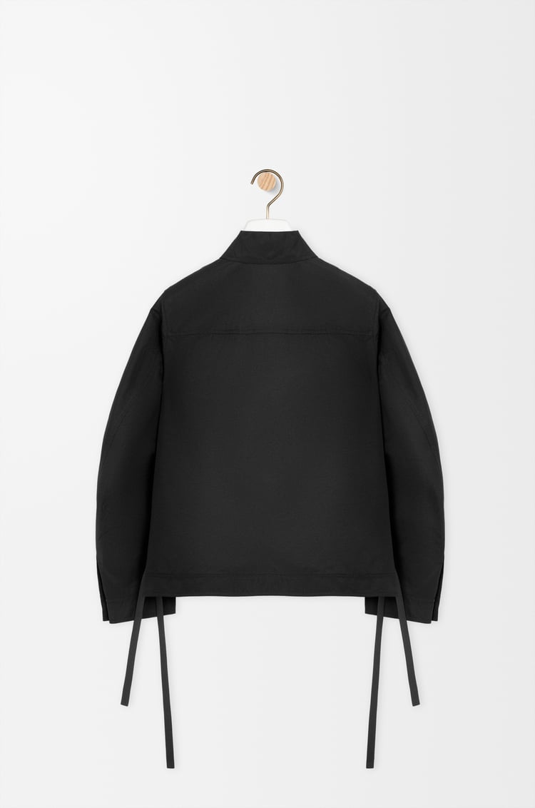 LOEWE Veste utilitaire en cupro mélangé Noir