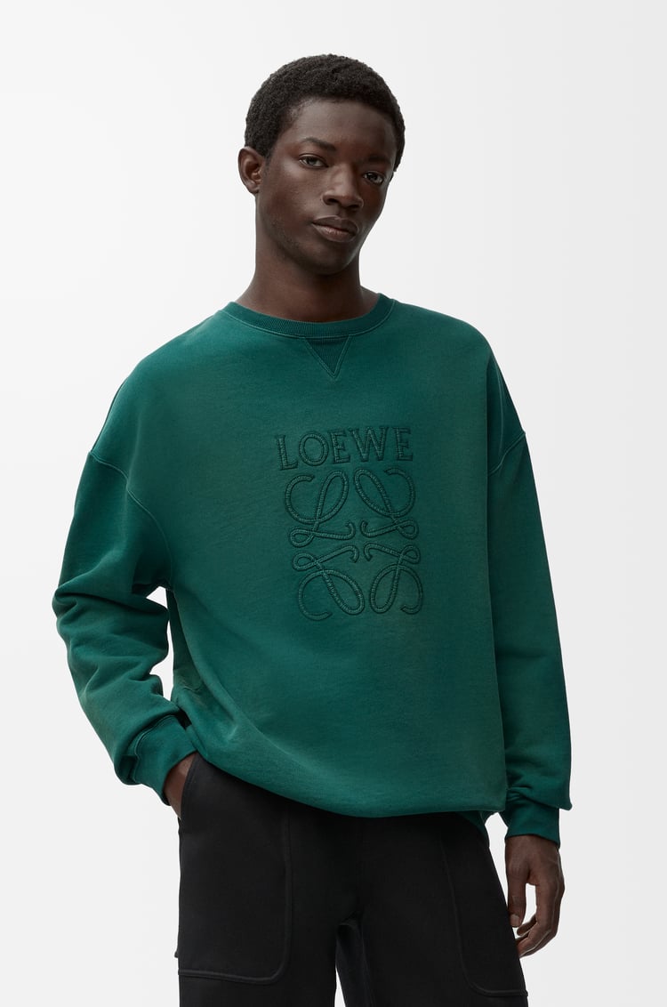 LOEWE リラックスフィット スウェットシャツ（コットン） ダークグリーン