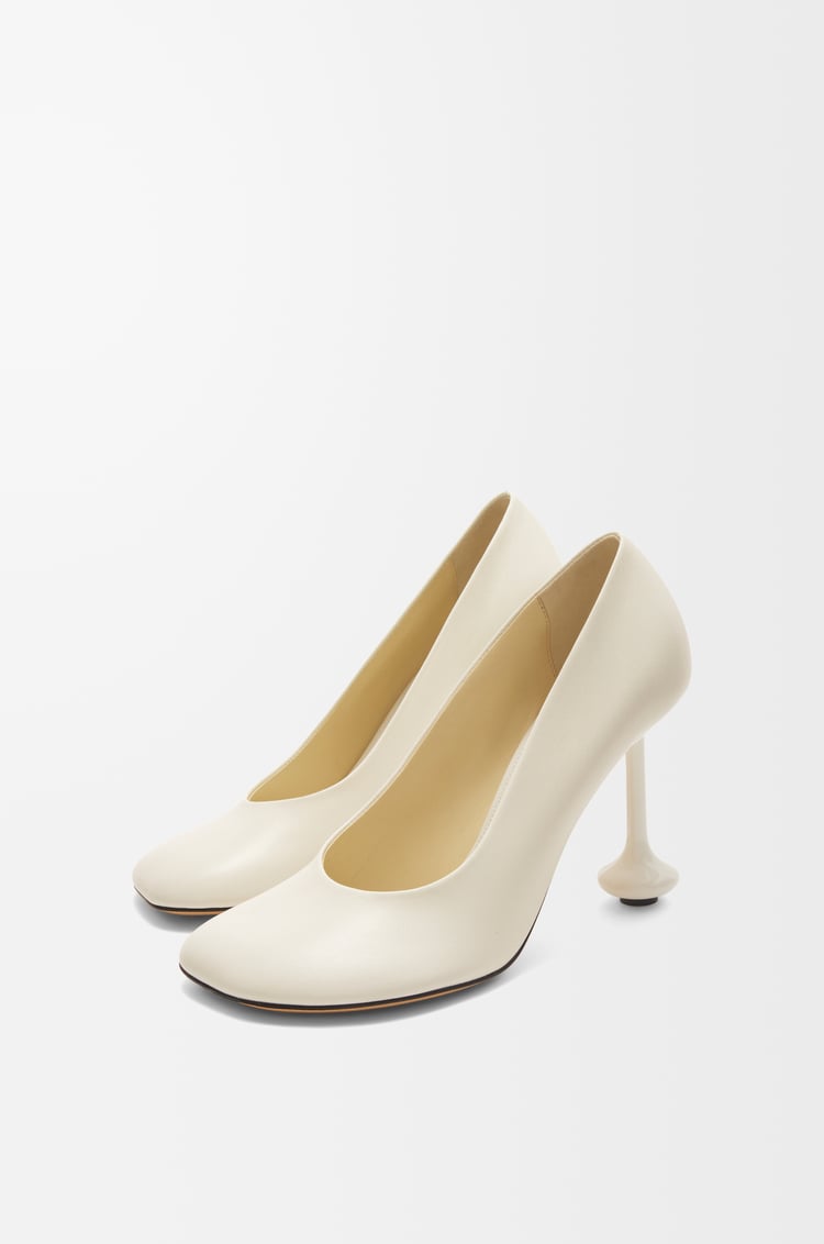 LOEWE Toy pump in goatskin White