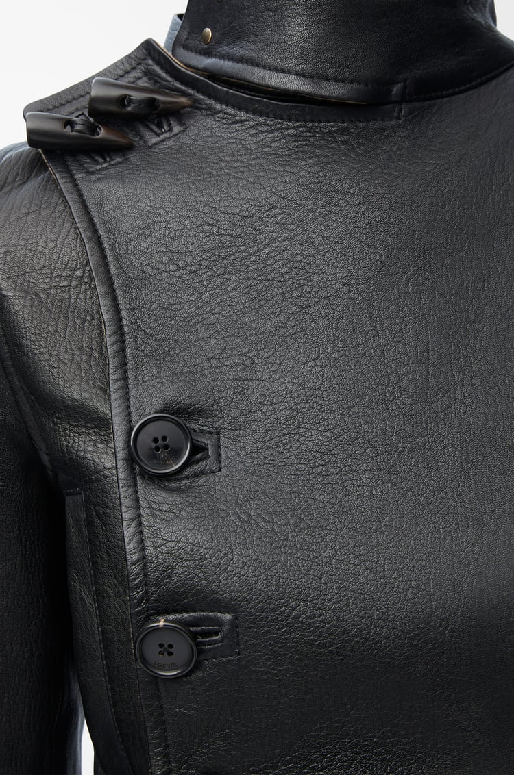 LOEWE Biker jacket in nappa lambskin Black