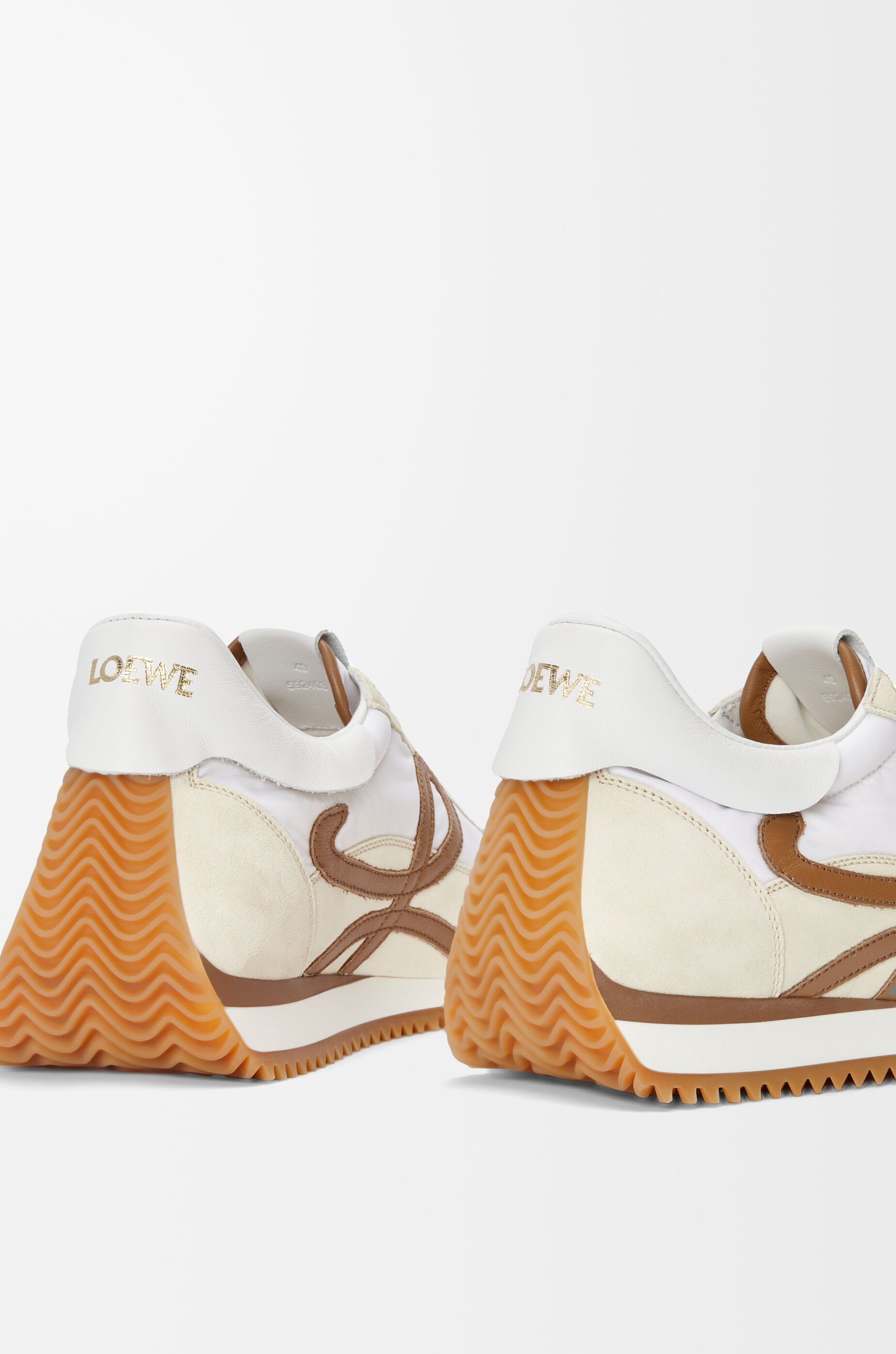 Flow Runner in nylon and suede Brown - LOEWE Flow Runner in nylon and suede Brown - LOEWE