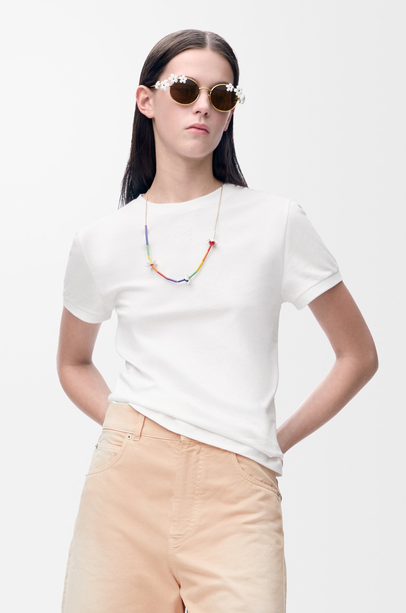 LOEWE レース Tシャツ（コットン） ホワイト