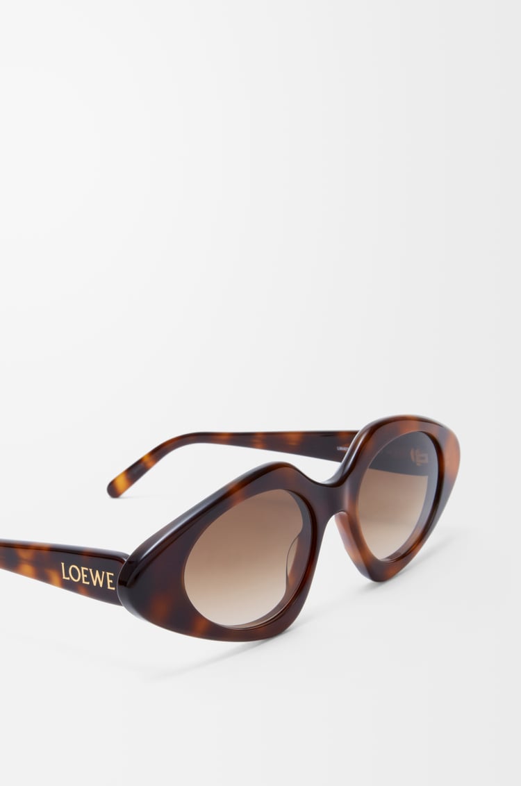 LOEWE Gafas de sol Triangle Slim Marrón Habano
