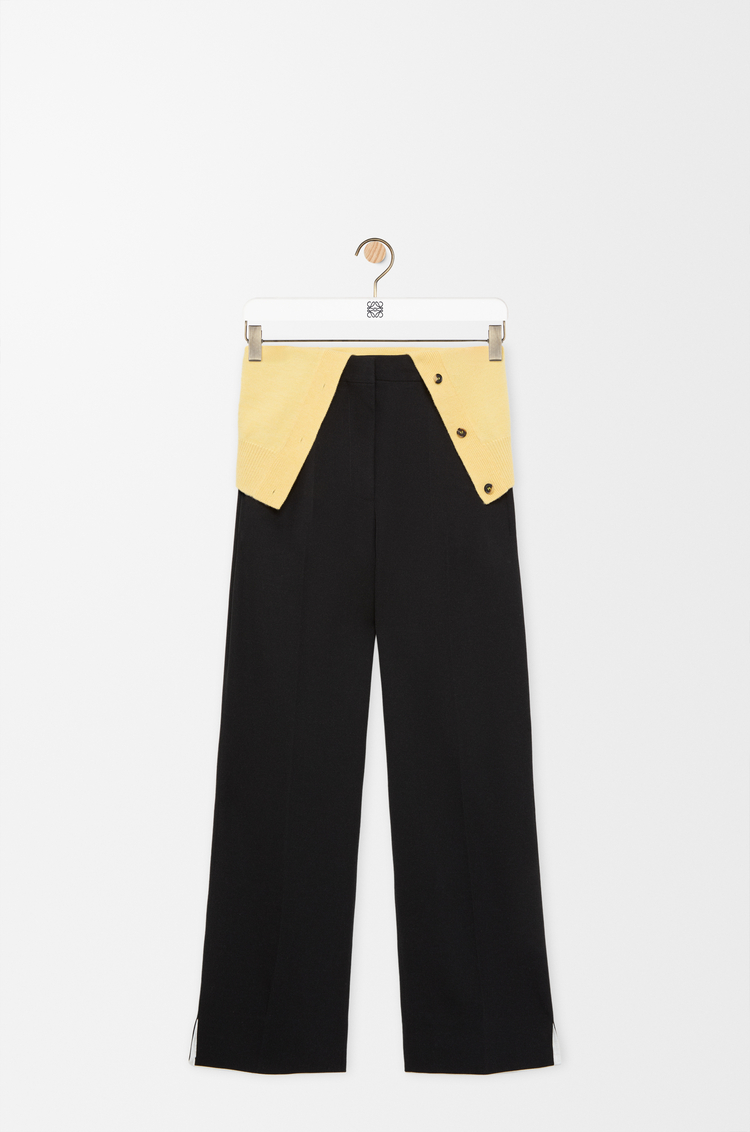 LOEWE Trousers in wool Black