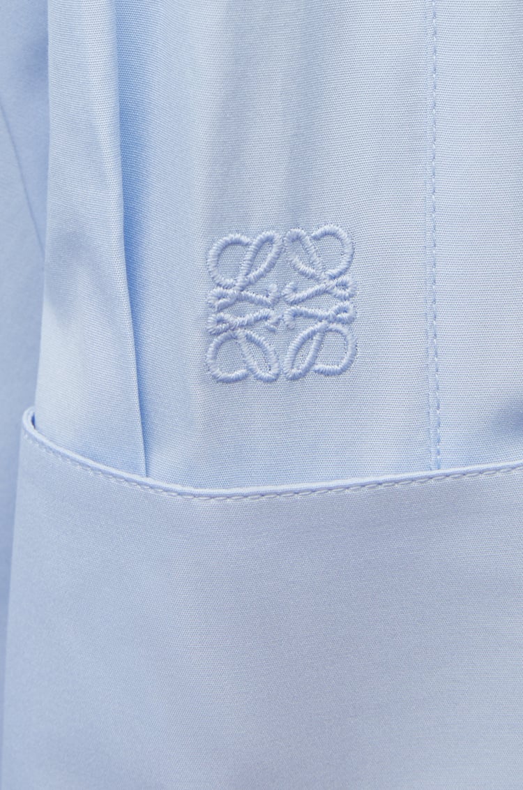 LOEWE ドレープ シャツ（コットン） ベビーブルー