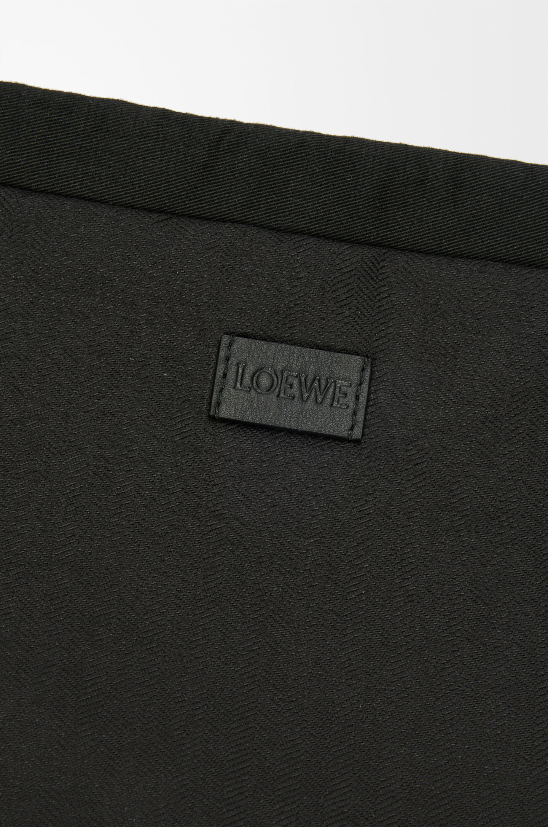 Small Drawstring pouch in denim Black - LOEWE