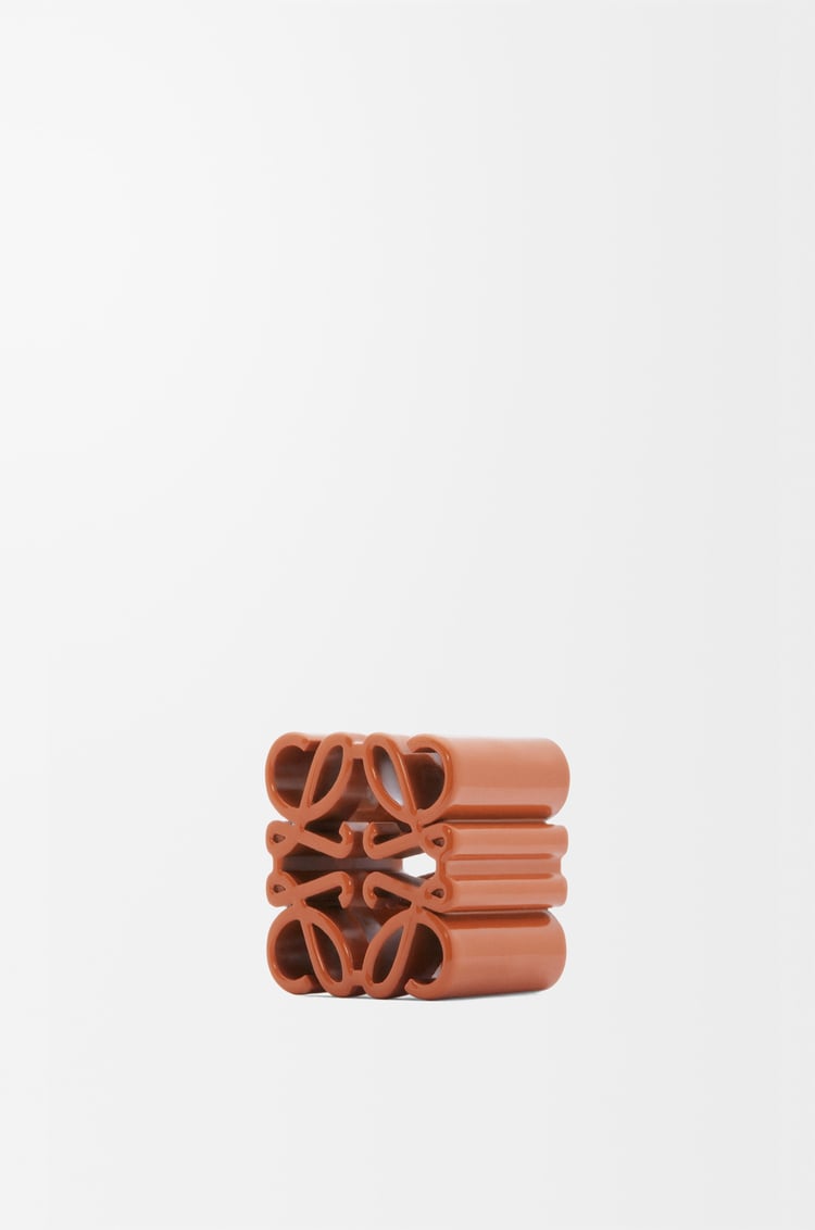 LOEWE Small Anagram dice Maple Orange