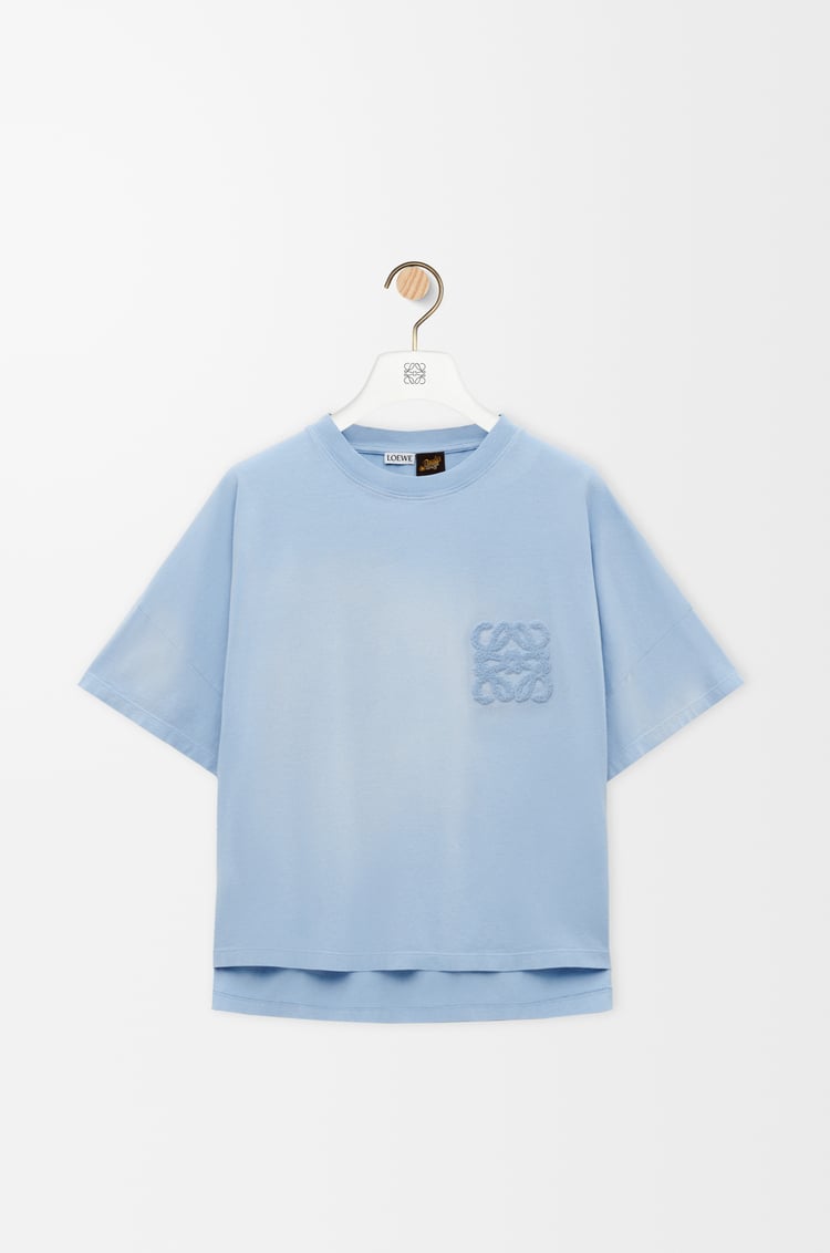 LOEWE Camiseta en algodón Azul Cielo