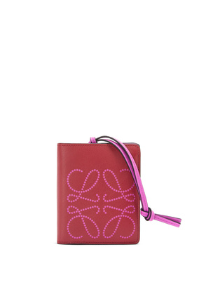 LOEWE Compact zip wallet in classic calfskin Rouge/Bright Purple plp_rd