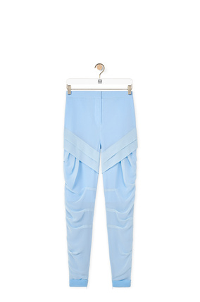 LOEWE Pleated trousers in silk Sky Blue plp_rd