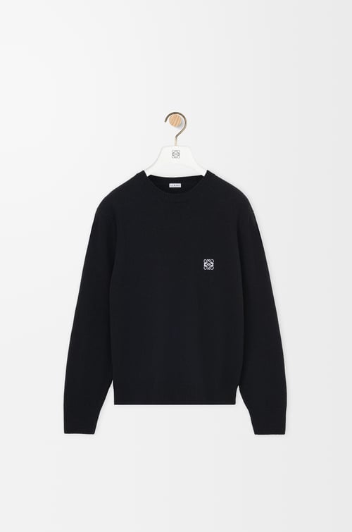 LOEWE 羊毛毛衣 黑色