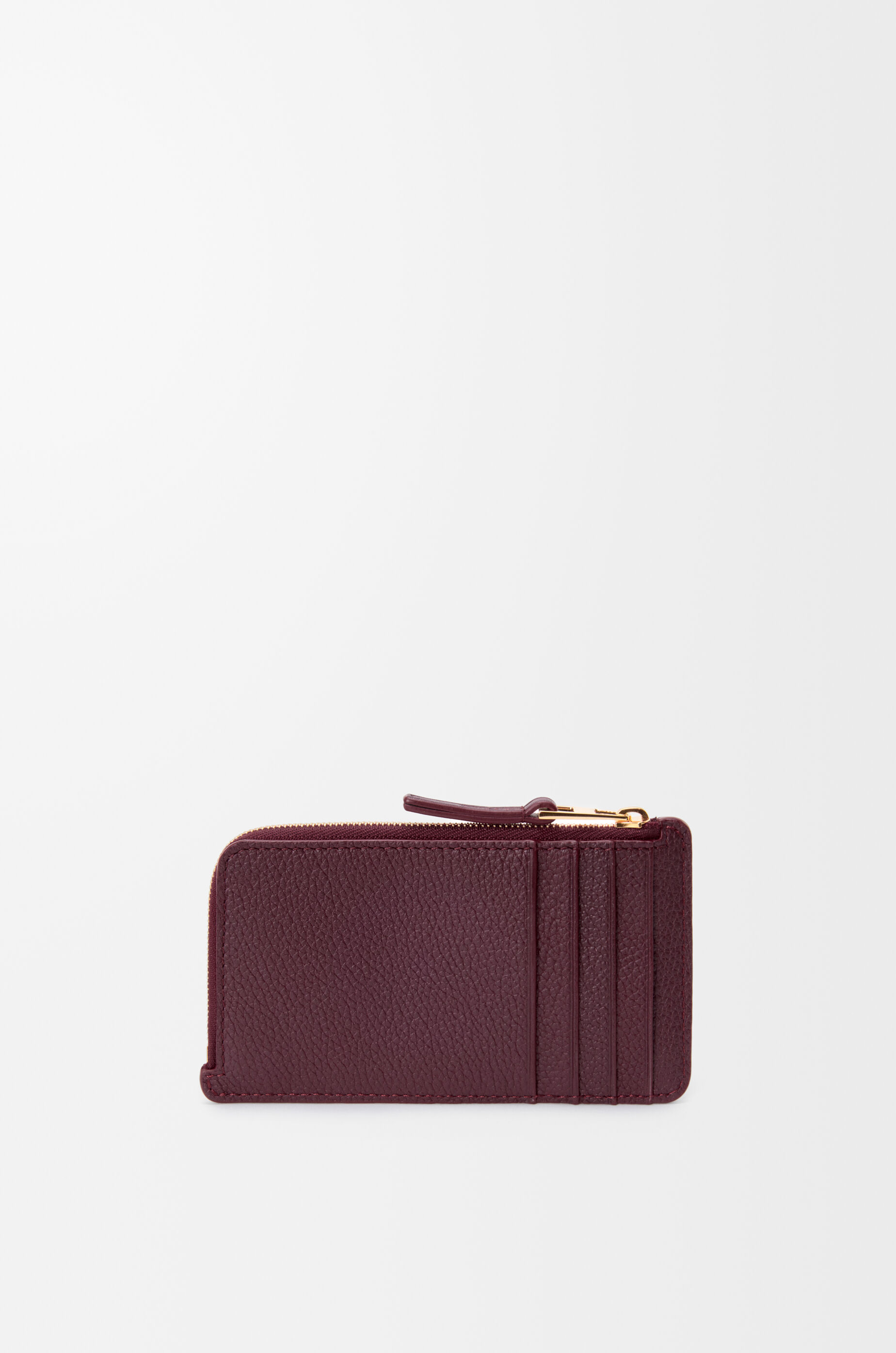 Coin cardholder in smooth and grained calfskin Red - LOEWE