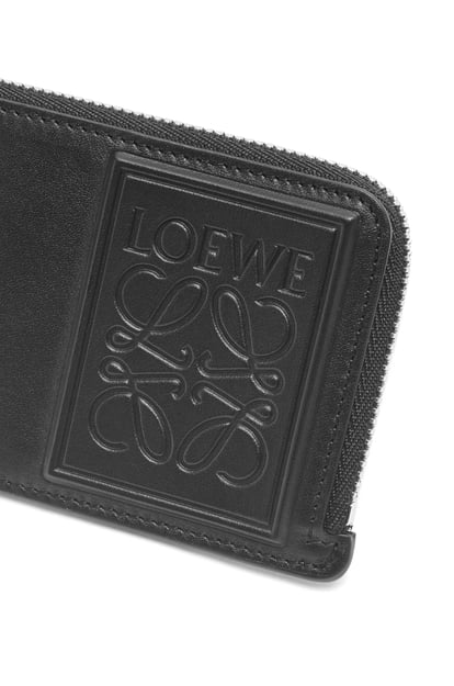 LOEWE Coin cardholder in satin calfskin 黑色 plp_rd