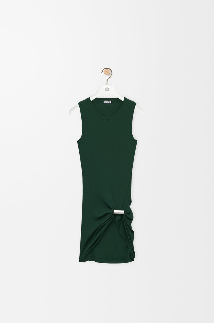 LOEWE Canotta in cotone Verde Scuro