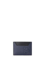 LOEWE Brand plain cardholder in classic calfskin Midnight Blue pdp_rd
