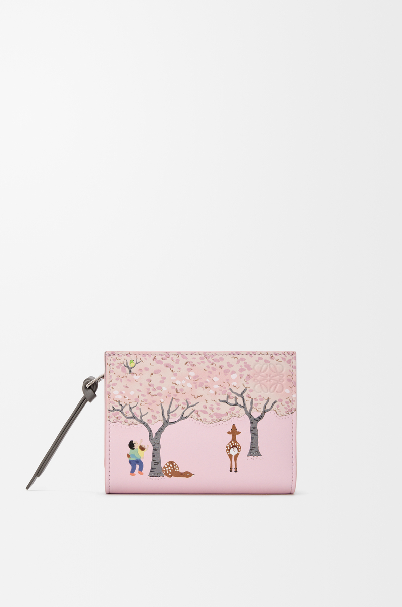 LOEWE シカ コンパクト ウォレット（ナパカーフ） ブロッサム