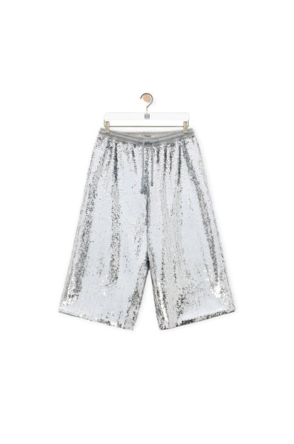 LOEWE Shorts in sequins Grey Melange plp_rd