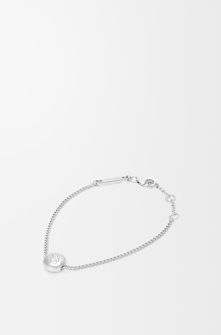 LOEWE 純銀 Pebble 手環 銀色
