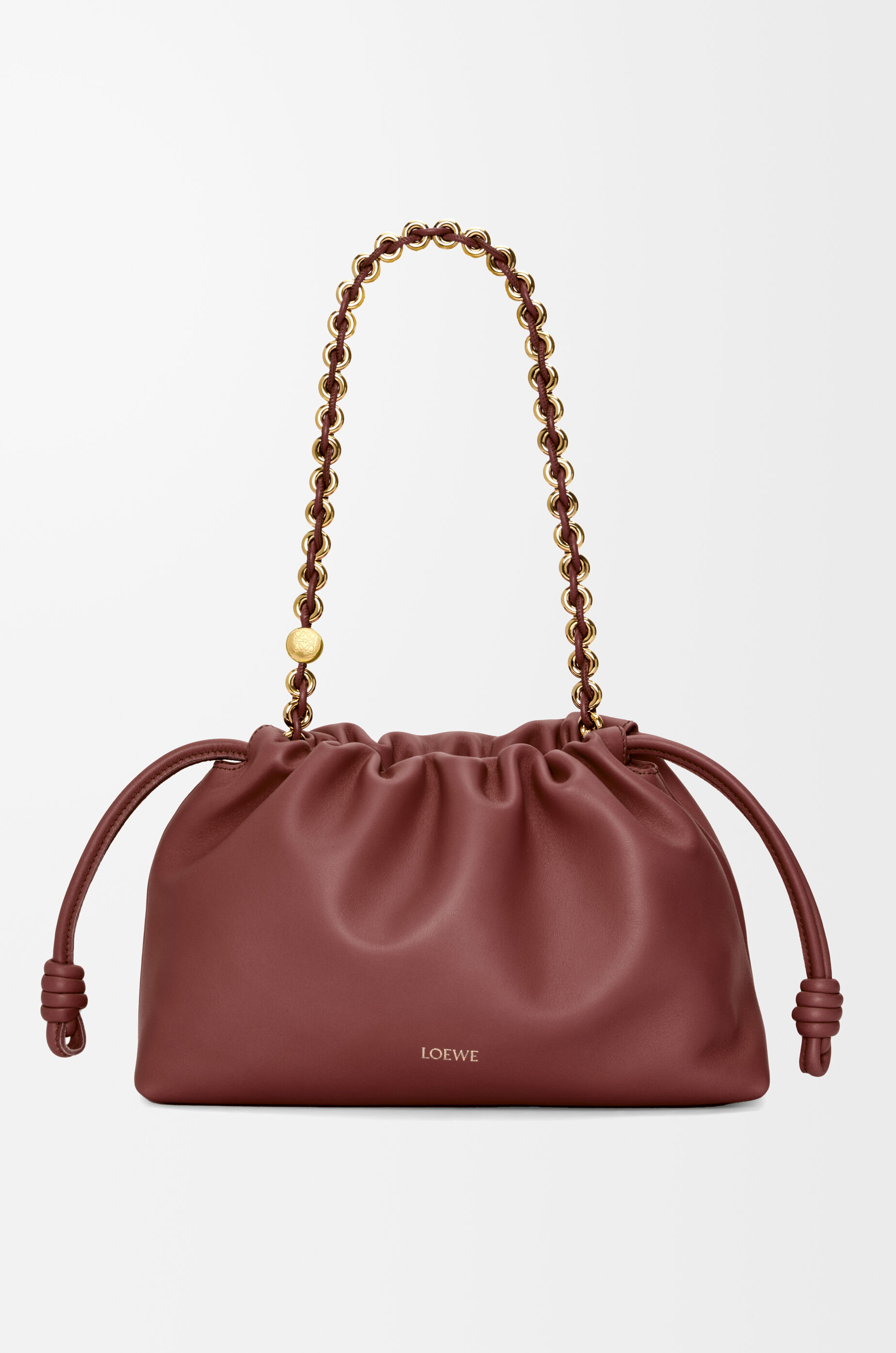 Medium Flamenco purse in mellow nappa lambskin Red - LOEWE