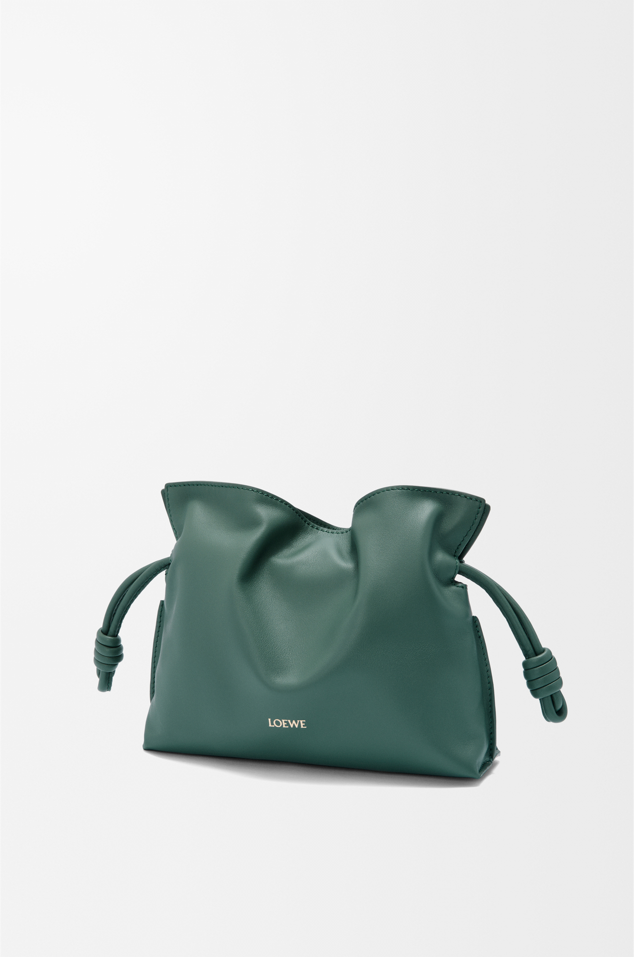 LOEWE Bolso Flamenco Clutch mini en piel napa de ternera Vetiver plp_rd