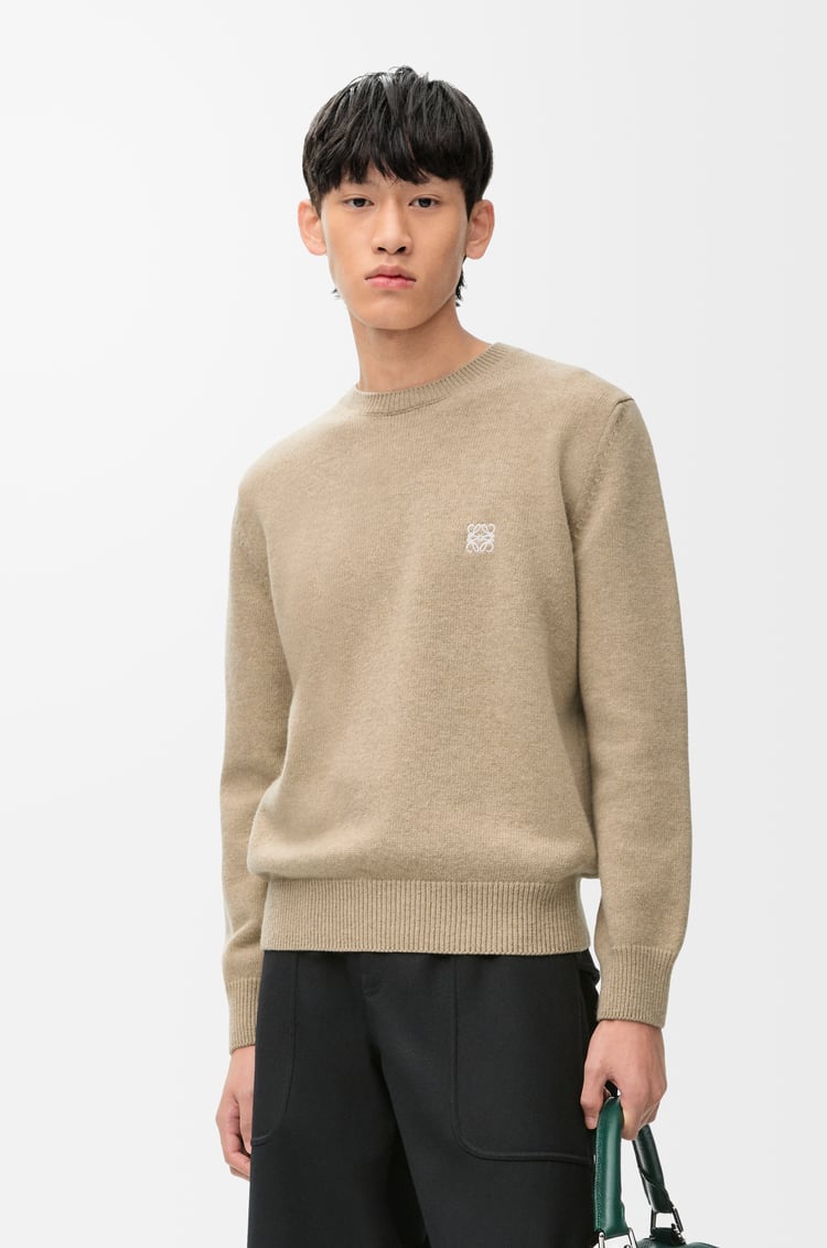 LOEWE セーター（ウール） ベージュメランジュ