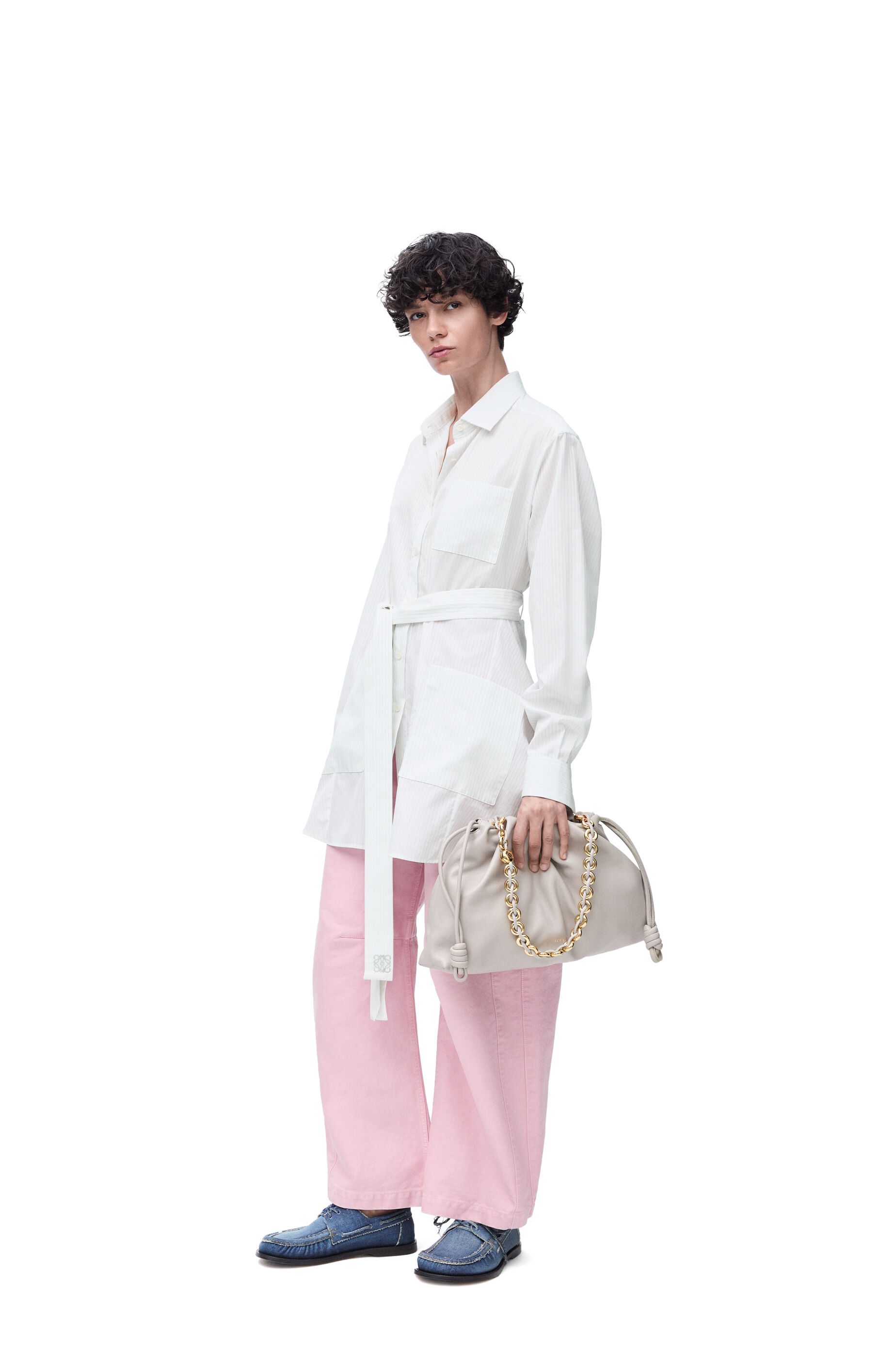 White belted blouse hot sale