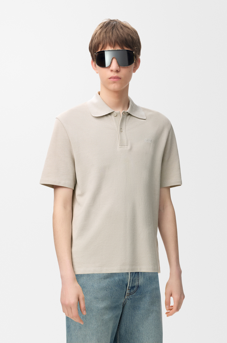 LOEWE Polo 棉質衫 灰色