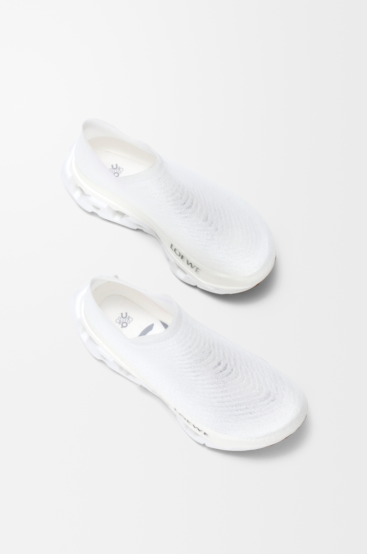 LOEWE Zapatilla LightSpray Cloudmonster Blanco/Plata
