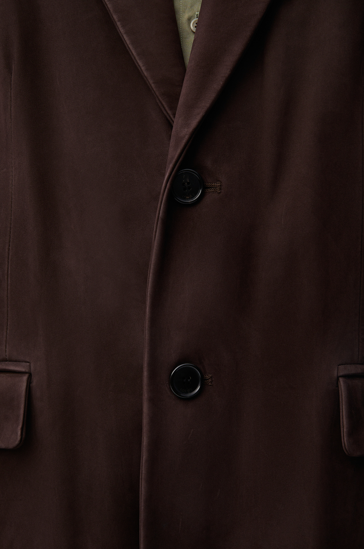 LOEWE Jacket in nubuck Dark Brown