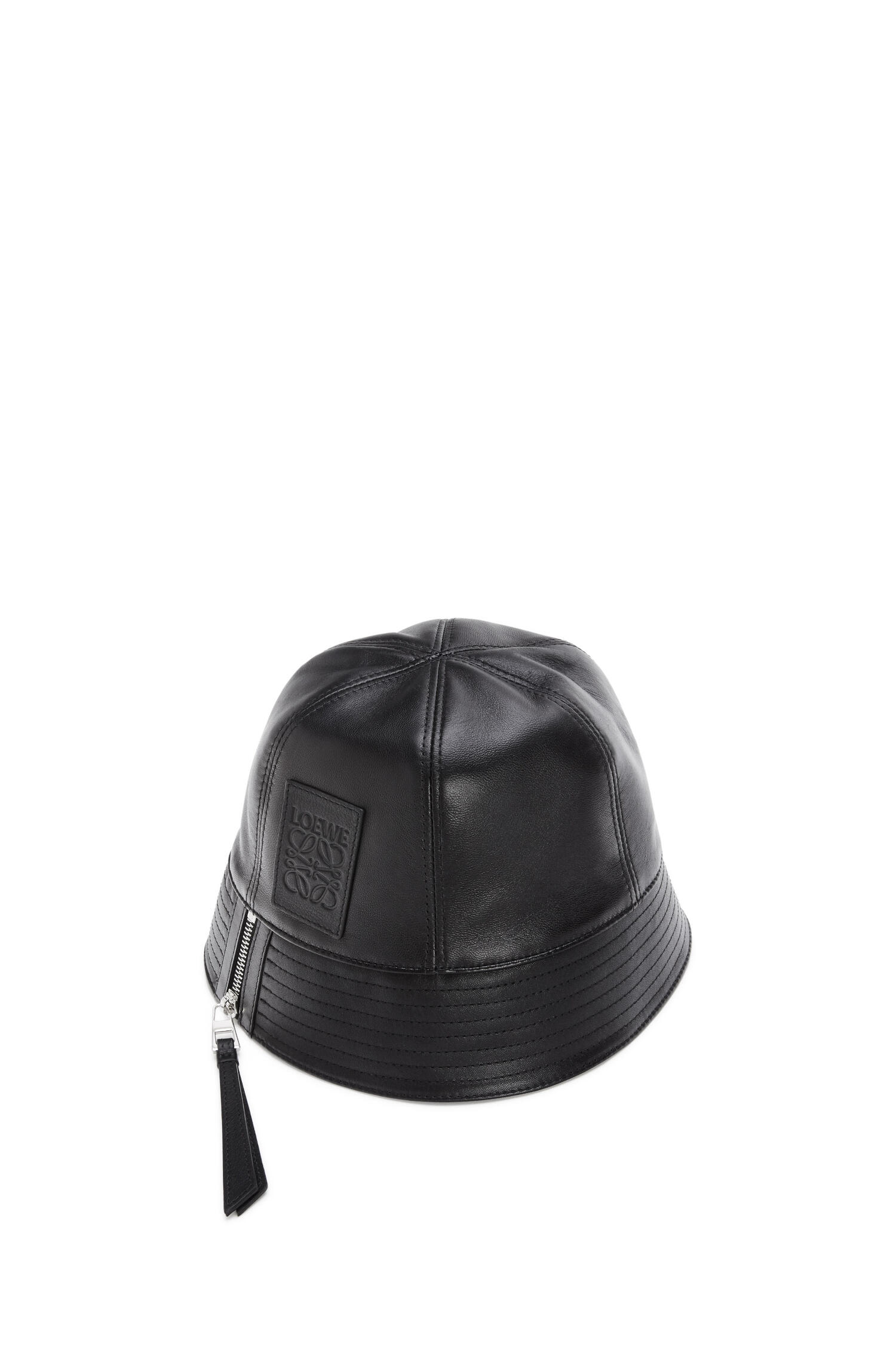 Bucket hat in nappa calfskin Black - LOEWE
