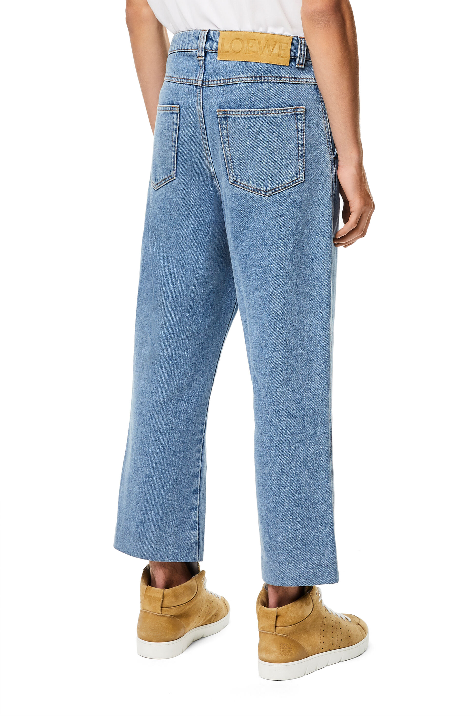 Fisherman jeans in cotton Blue Denim LOEWE