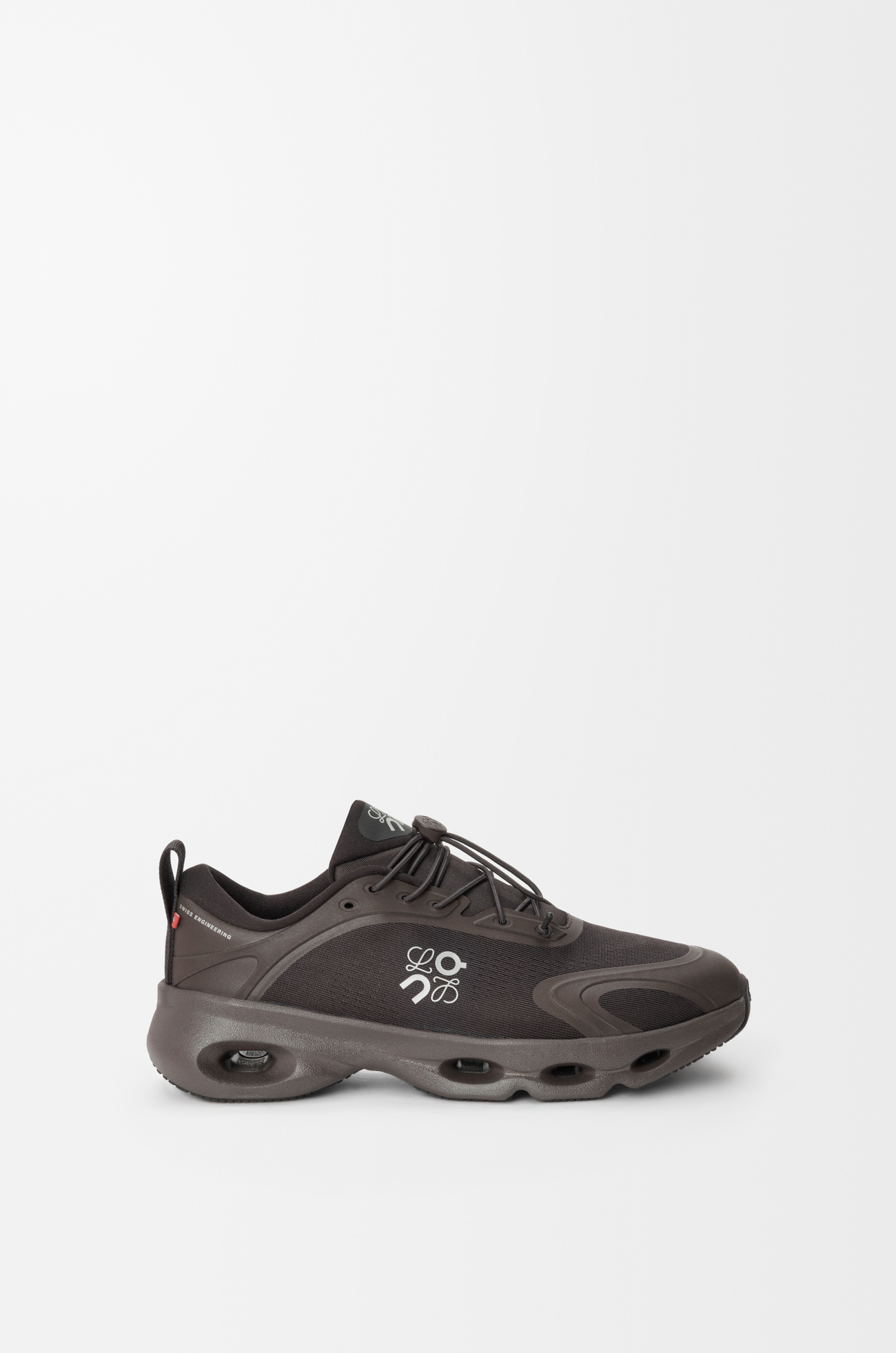 LOEWE Zapatilla Cloudsolo Marrón Oscuro/Negro