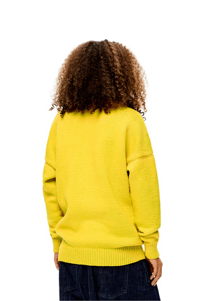 LOEWE Bô mouse sweater in wool Yellow plp_rd