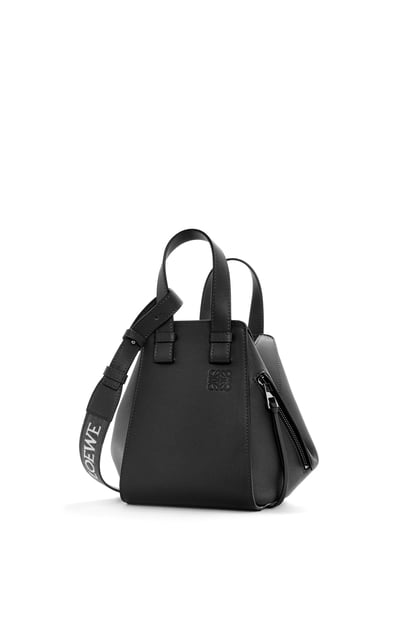 LOEWE Compact Hammock bag in satin calfskin 黑色