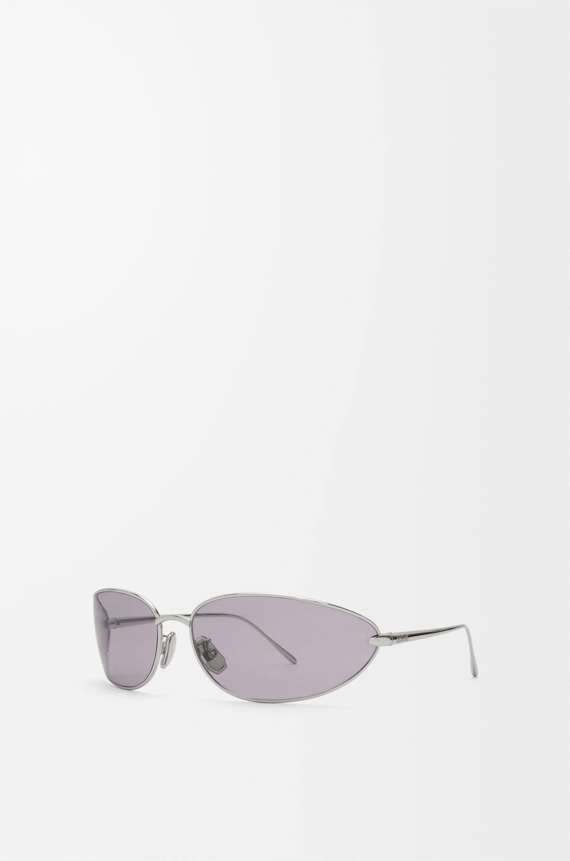 サングラス LOEWE LIGHT GREY ACETATE SUNGLASSES Aviator Slim sunglasses Black - LOEWE