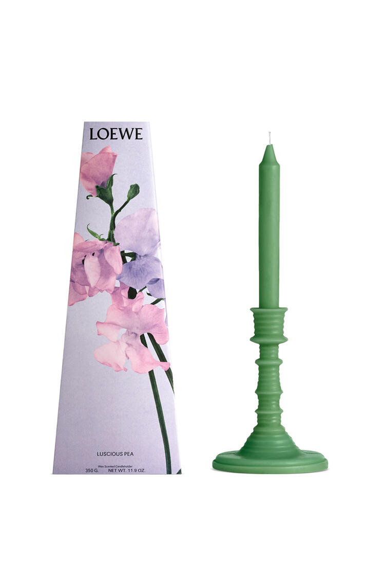 LOEWE Luscious Pea wax candleholder Light Green pdp_rd