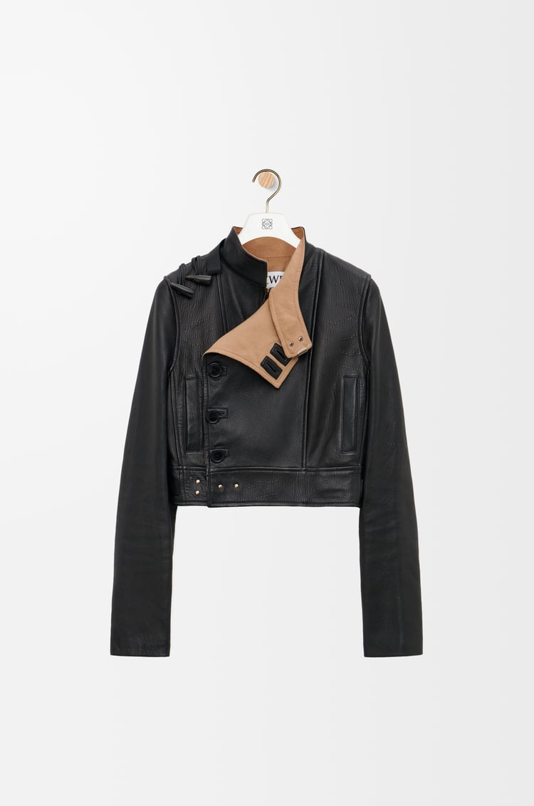 LOEWE Biker jacket in nappa lambskin Black