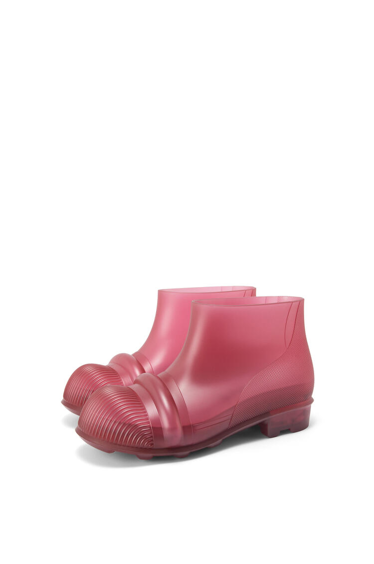 LOEWE 橡膠靴 Transparent/Red