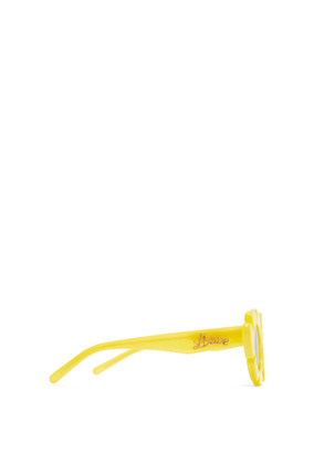 LOEWE Flower sunglasses in injected nylon Acid Yellow