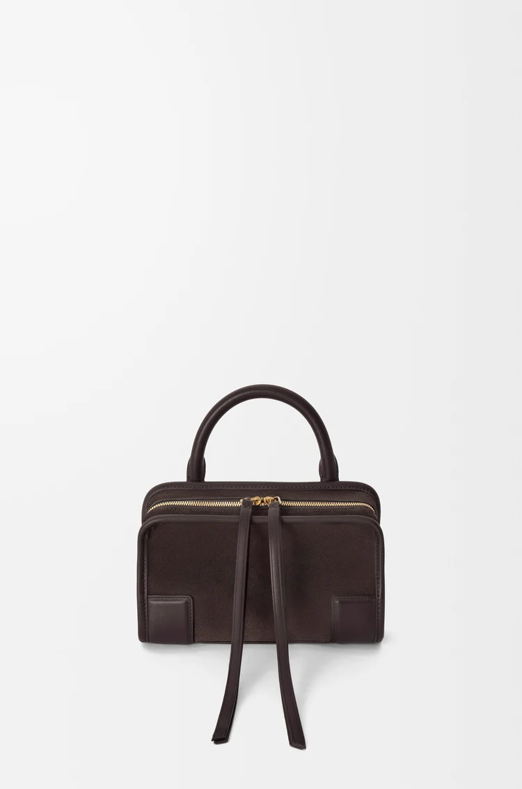 LOEWE Bolso Amazona 180 mini en ante Brownie Oscuro