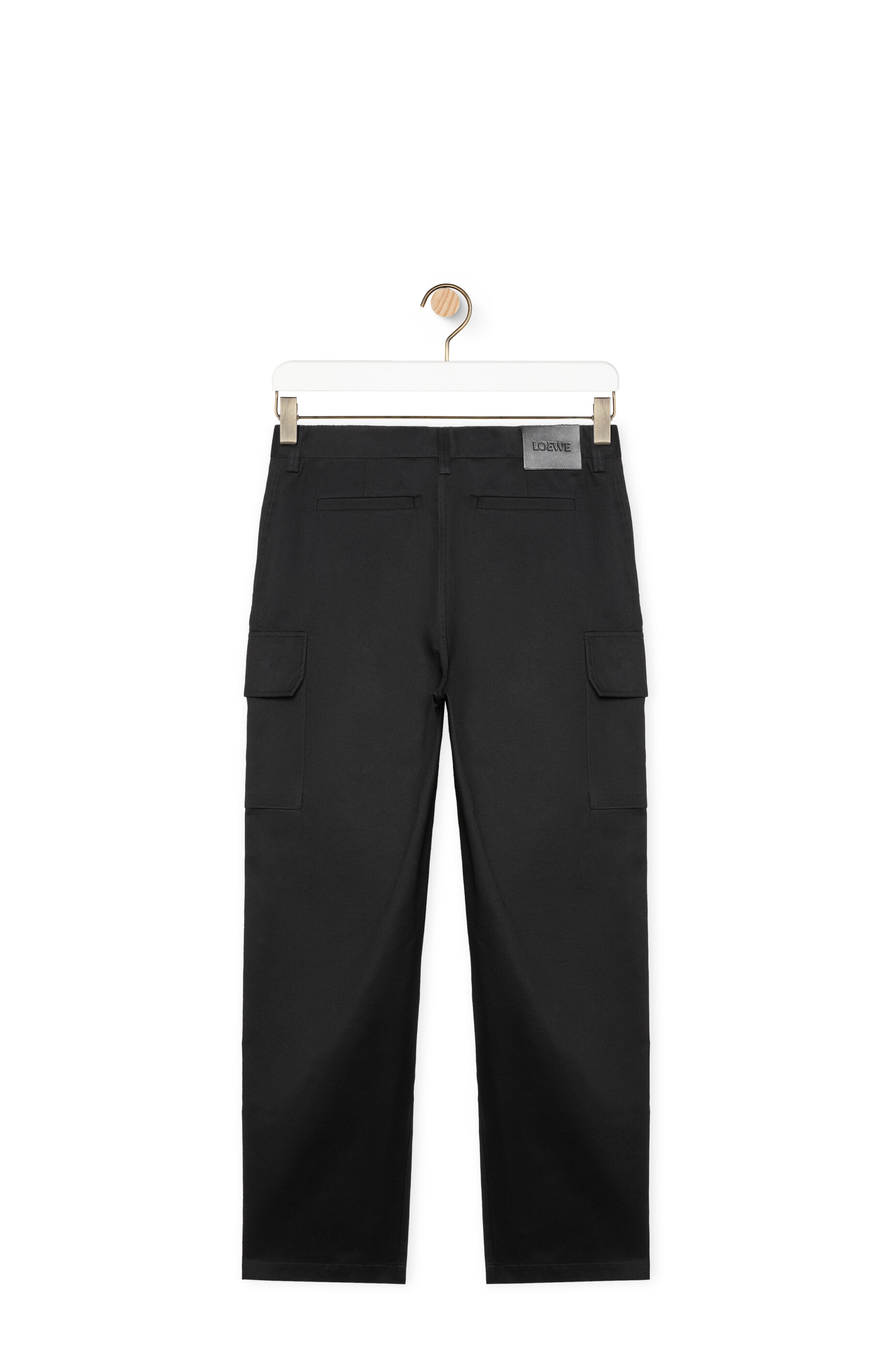 Cargo trousers in cotton Black LOEWE